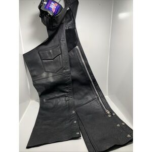 Women's Leather MOB Classic X4 Collection Chaps Size S